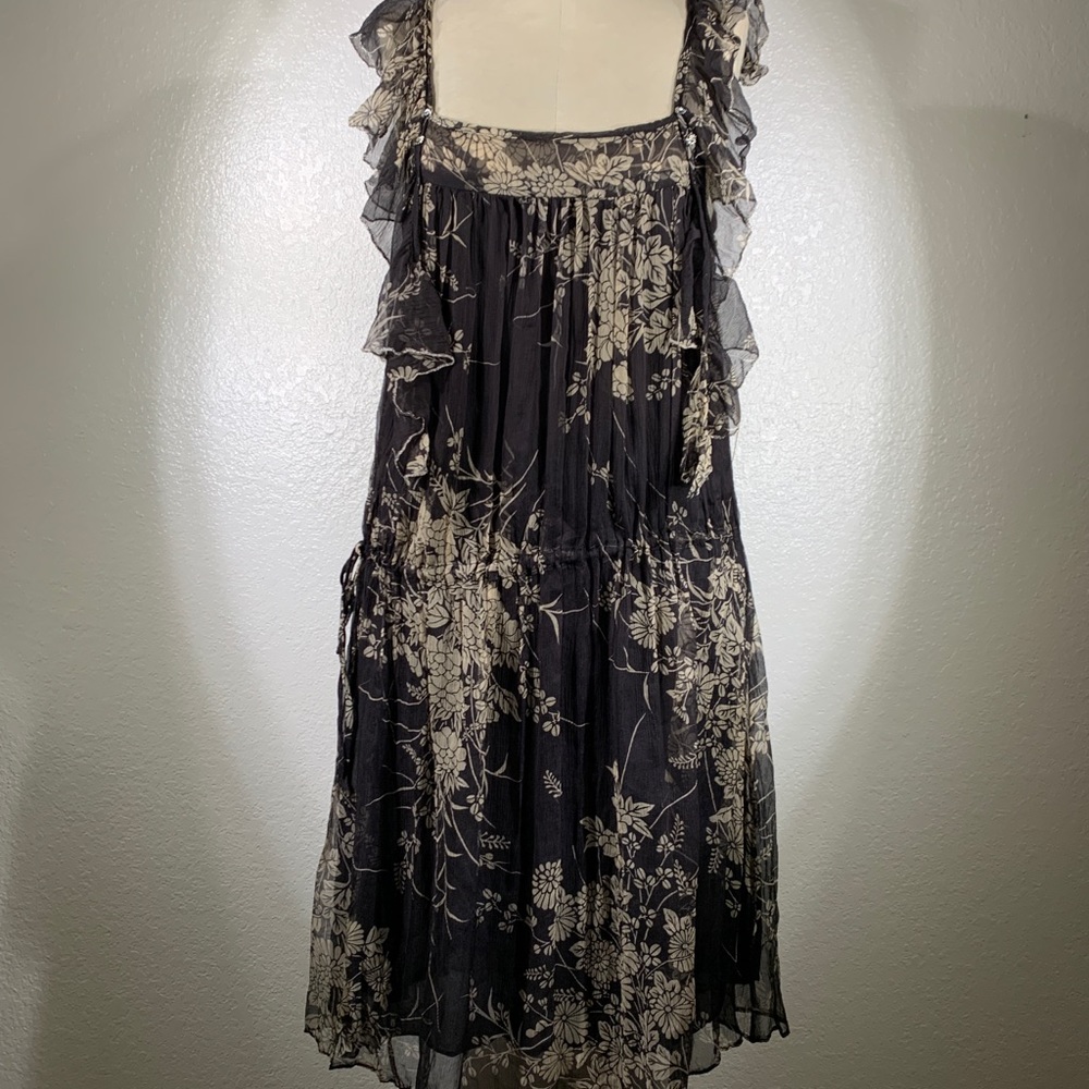 Johnny Was Yellowfield 8 French Retro Dress S NWT - Picture 1 of 8